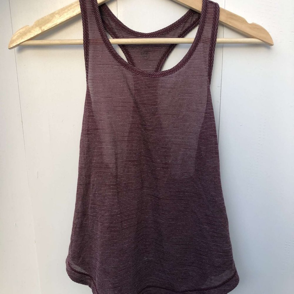 Lululemon sheer workout tank top